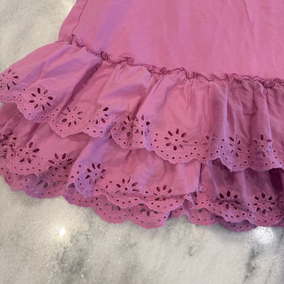 Matilda‎ Jane Purple Stella Eyelet Ruffle Dress Girls Size 10 - Picture 4 of 7